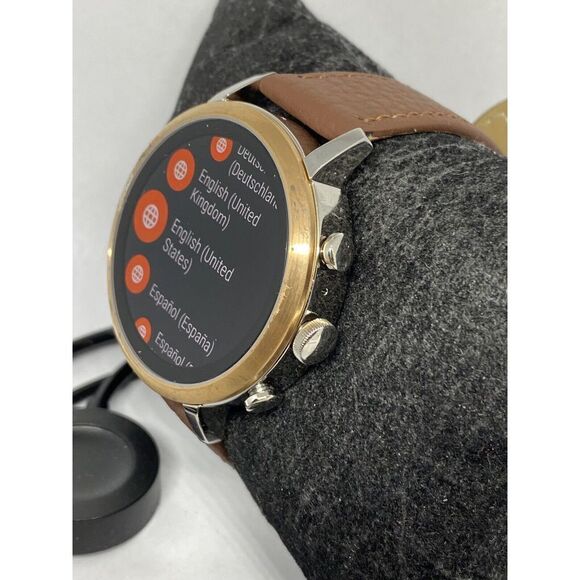 Fossil Gen 4 Authentic Digital Dial Smart Watch Custom Band FTW6016 LT342 - Picture 4 of 12